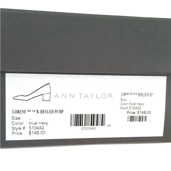 Ann Taylor New Pumps Plaid Print Block Heel Preppy Academia Office - Picture 13 of 13